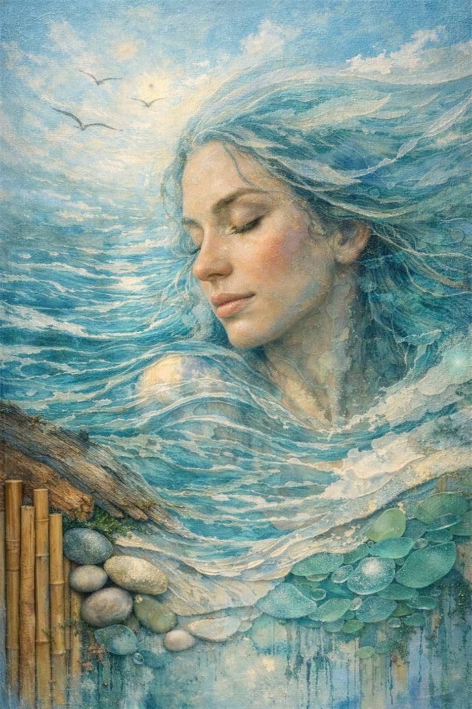 Human pulse & nature WATER by ArtSoul