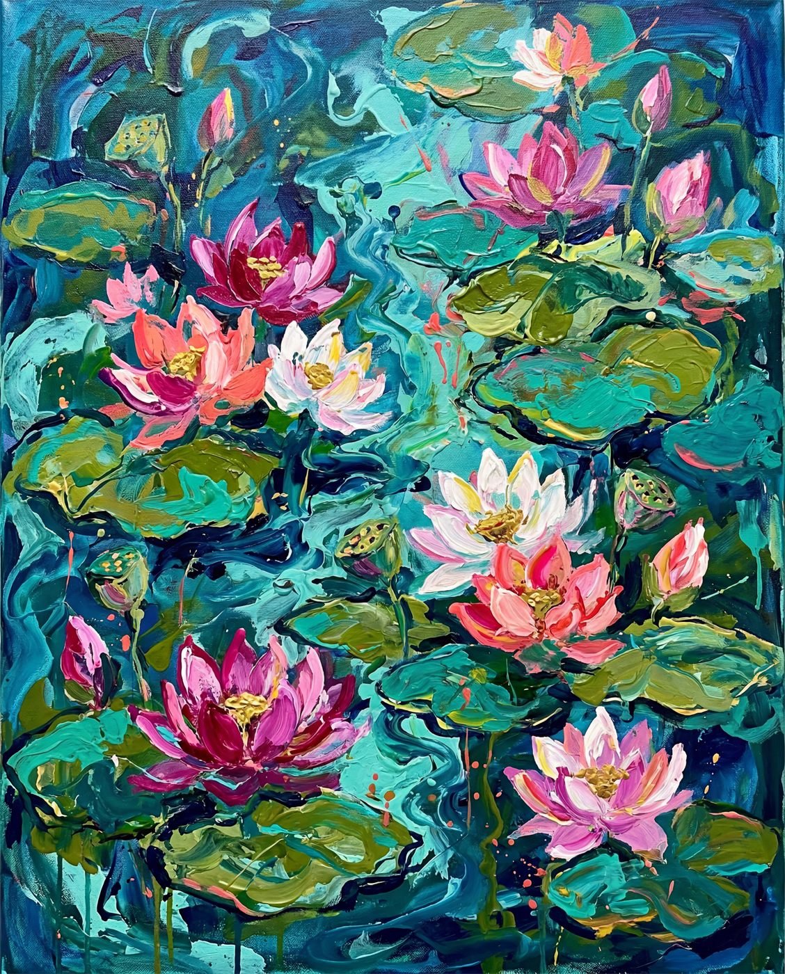 Calm and grounded art collection
