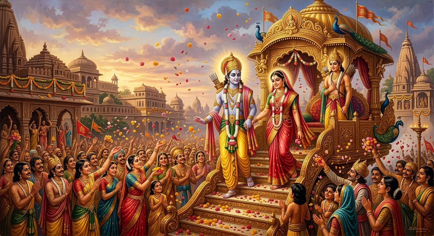 Rama Sita Homecoming 1 by ArtSoul